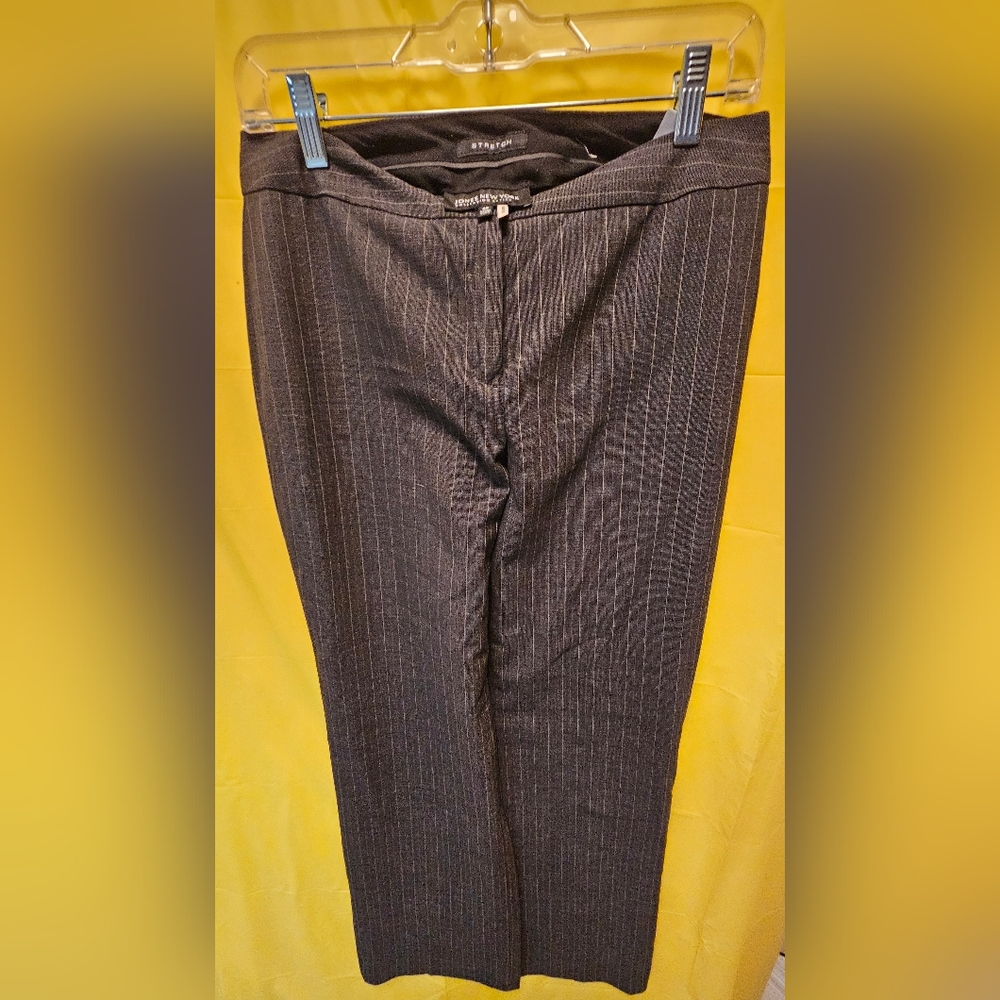 Jones New York Grey pinstripe dress pants 6p